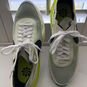 Nike Waffle One Crater ‘Lime Ice Armory Navy Volt” Men’s Size 12